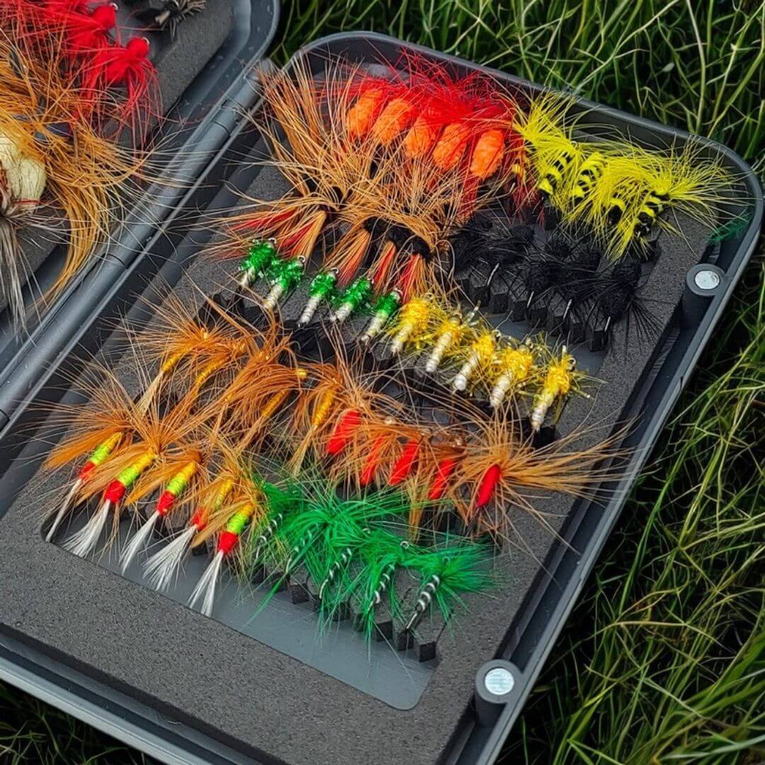 100pcs Four Seasons Trout Fly Assortment | Wet Flies, Nymphs & Streamers - RIVFLY