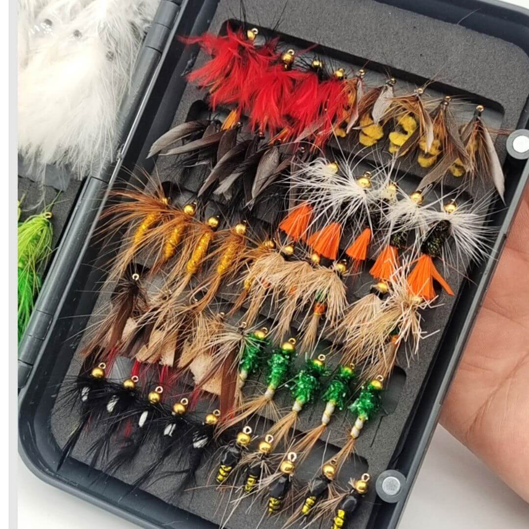 120pcs Master Wet Fly Assortment | Classic Trout, Salmon & Steelhead Flies with Box - RIVFLY