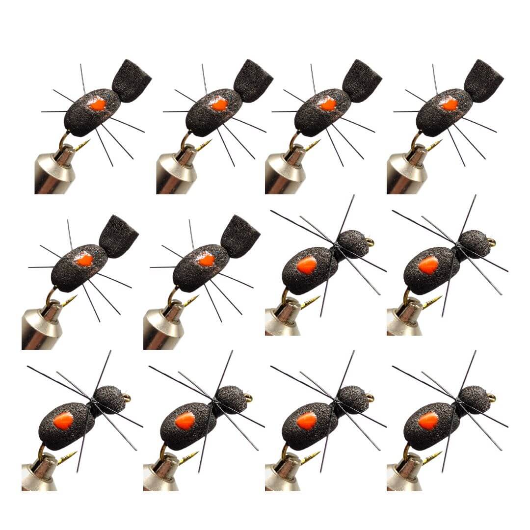 Hi-Vis Foam Terrestrial Flies | Ant & Beetle Patterns