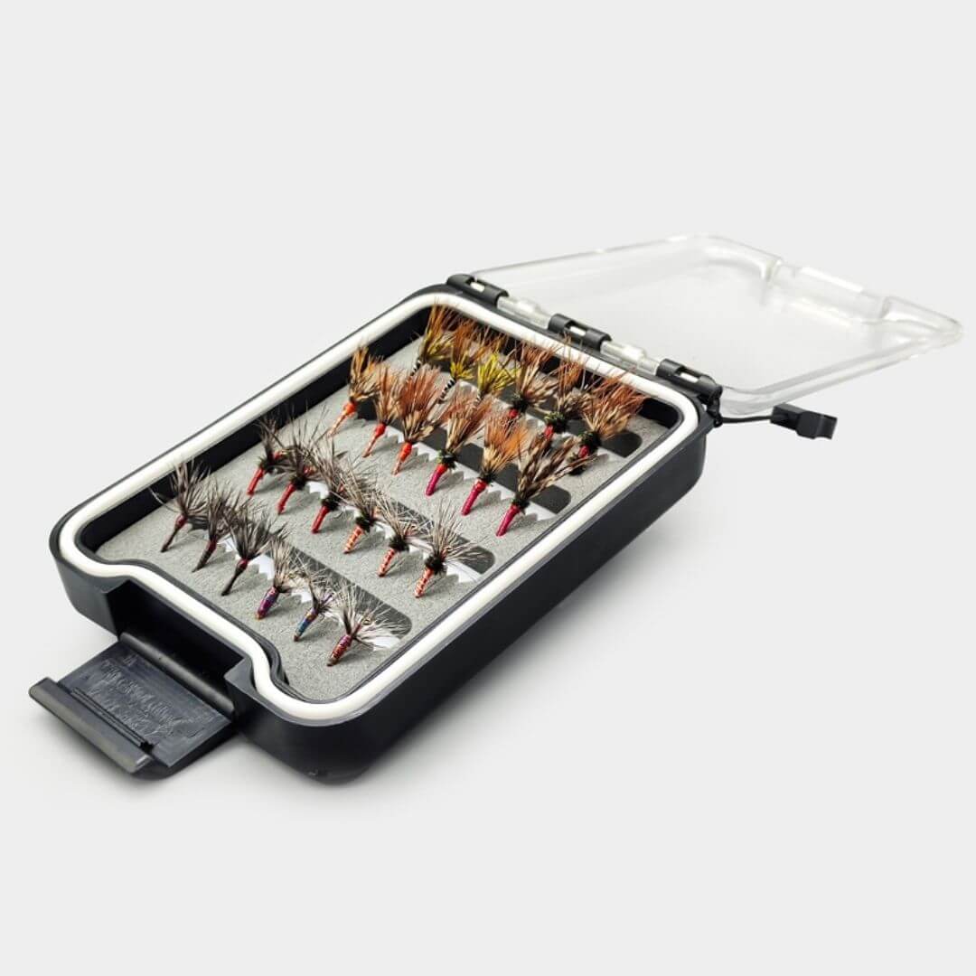 Essential Tenkara & Soft Hackle Fly Kit - 24pcs with Slim Waterproof Box - RIVFLY
