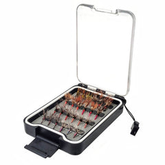 The Essence of Tenkara: 24pc Soft Hackle & Kebari Assortment in a Slim Waterproof Box