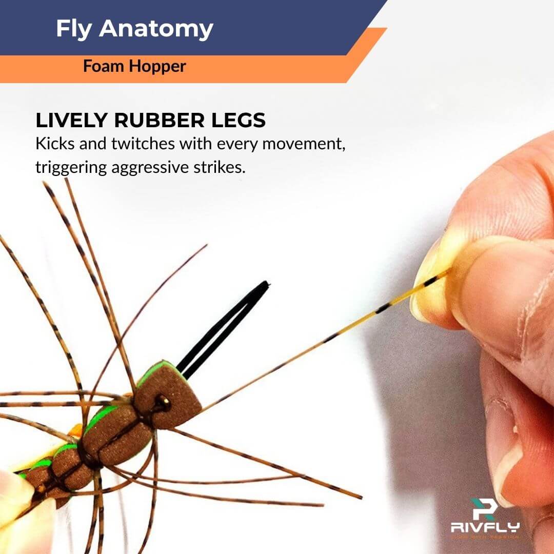 Foam Hopper Fly - RIVFLY