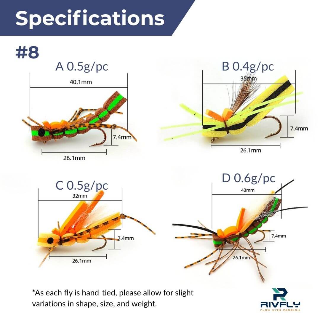 Foam Hopper Fly - RIVFLY