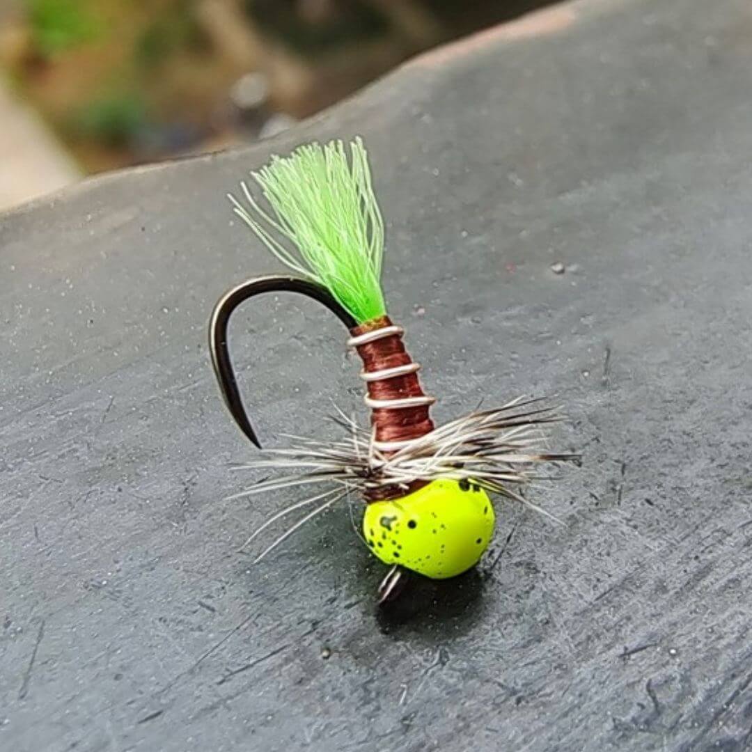 Glow Head Tungsten Euro Nymphing| Barbless Fast Sinking Jig Fly - RIVFLY