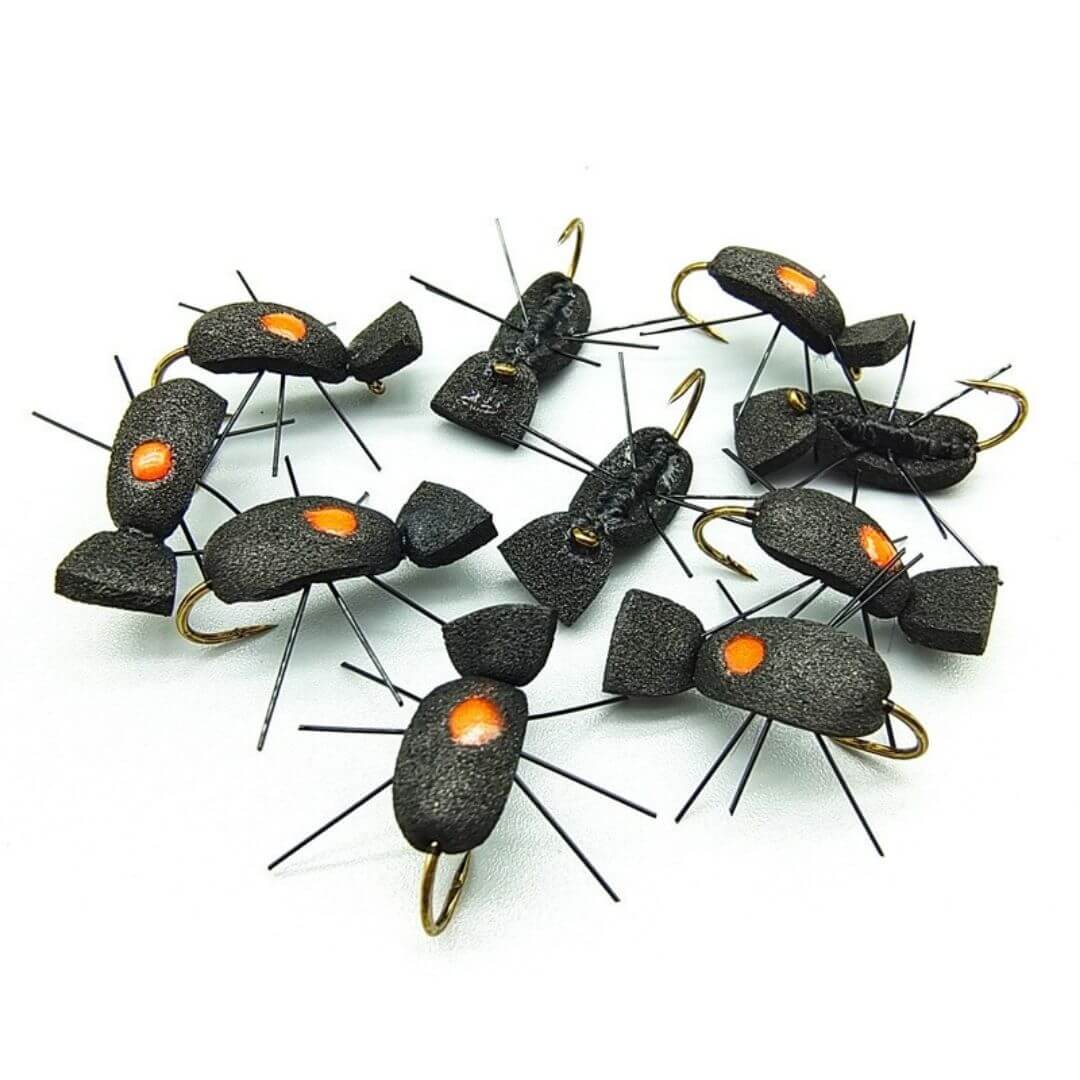 Hi - Vis Foam Terrestrial Flies | Ant & Beetle Patterns - RIVFLY