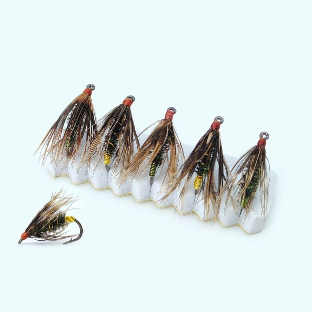 Hot Spot Wire - Rib Soft Hackle Fly - RIVFLY