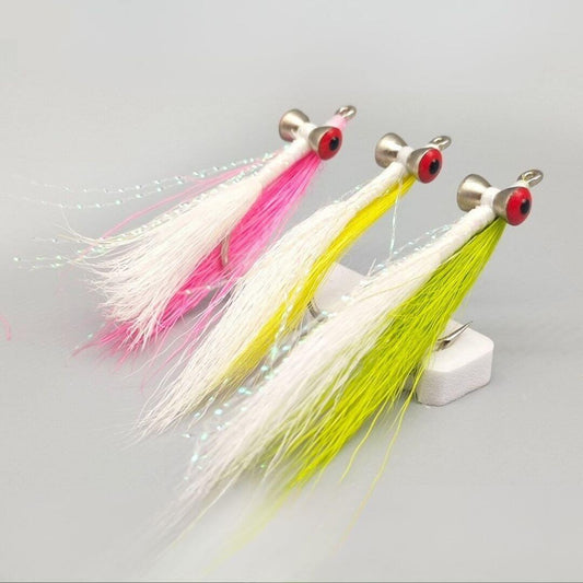 New Pattern Bucktail Clouser Minnow Flies - RIVFLY