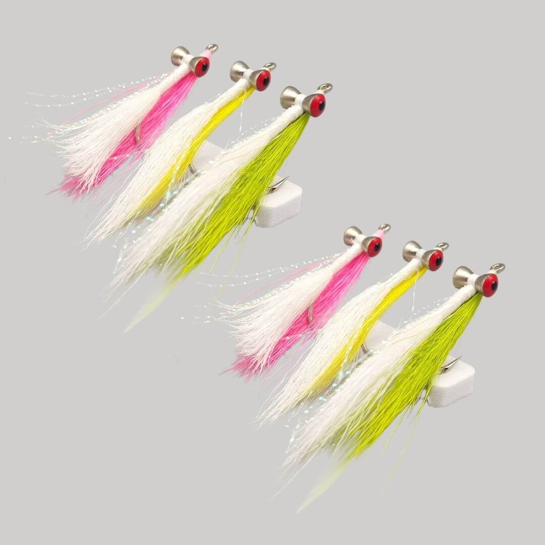 New Pattern Bucktail Clouser Minnow Flies - RIVFLY