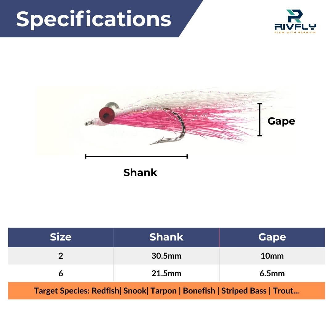 New Pattern Bucktail Clouser Minnow Flies - RIVFLY