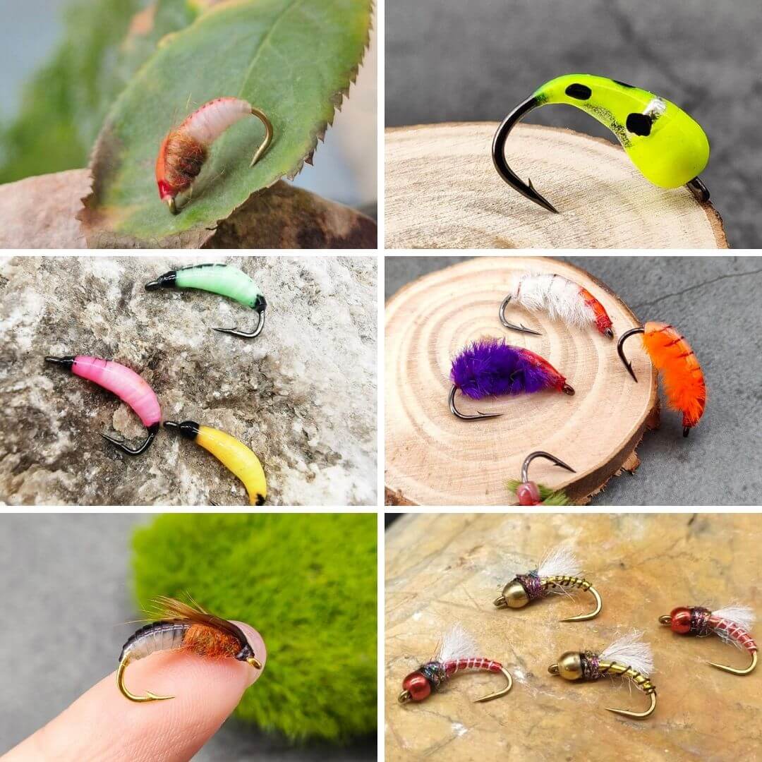 Rivfly Forged Scud & Pupa Hooks | Barbed Curved Shank Fly Tying Hooks - RIVFLY