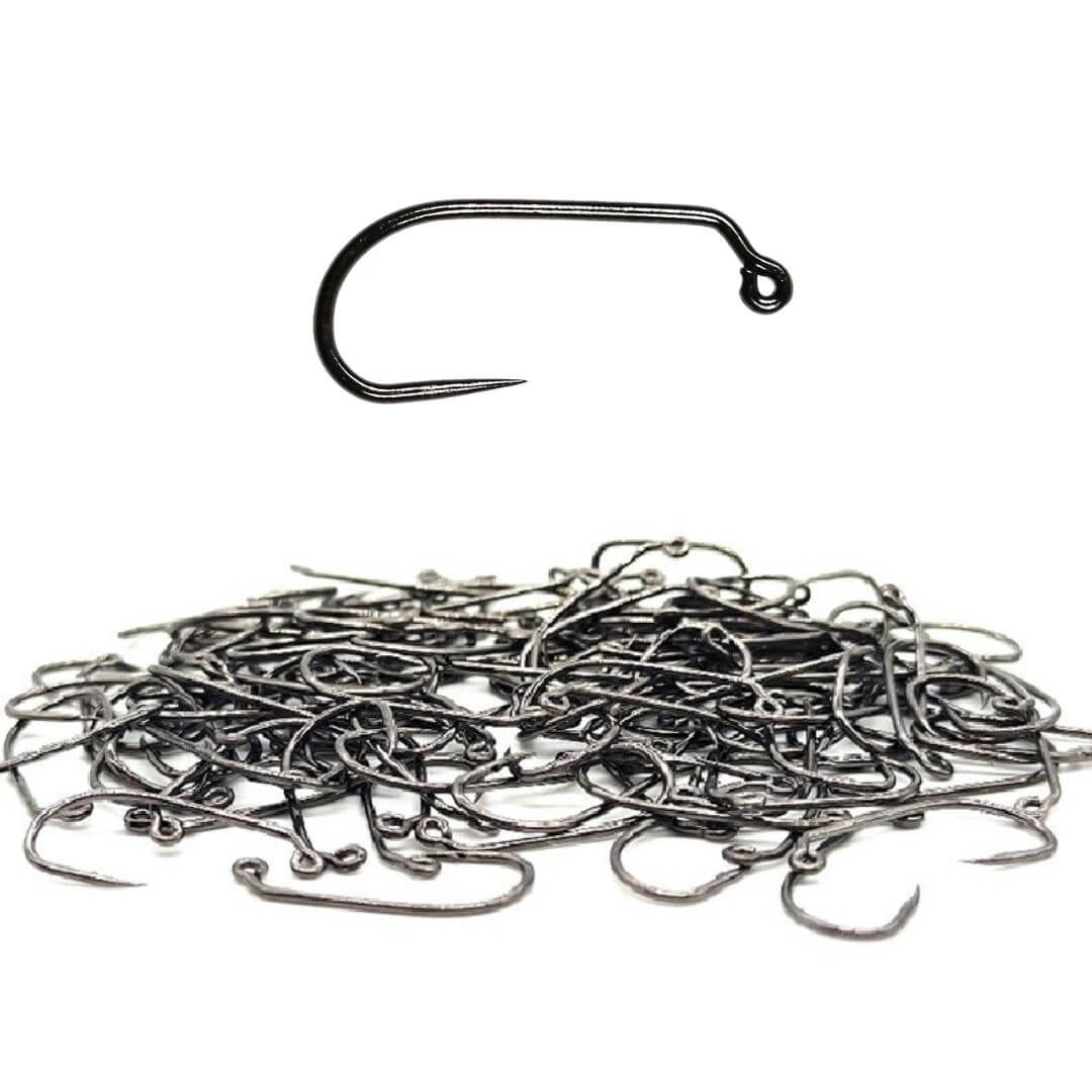 Rivfly Pro Competition Jig Hooks | Barbless Euro Nymph Hooks for Fly Tying - RIVFLY
