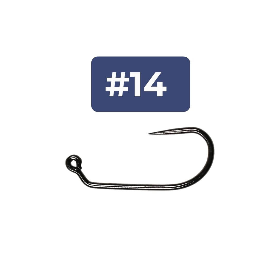 Rivfly Pro Competition Jig Hooks | Barbless Euro Nymph Hooks for Fly Tying - RIVFLY