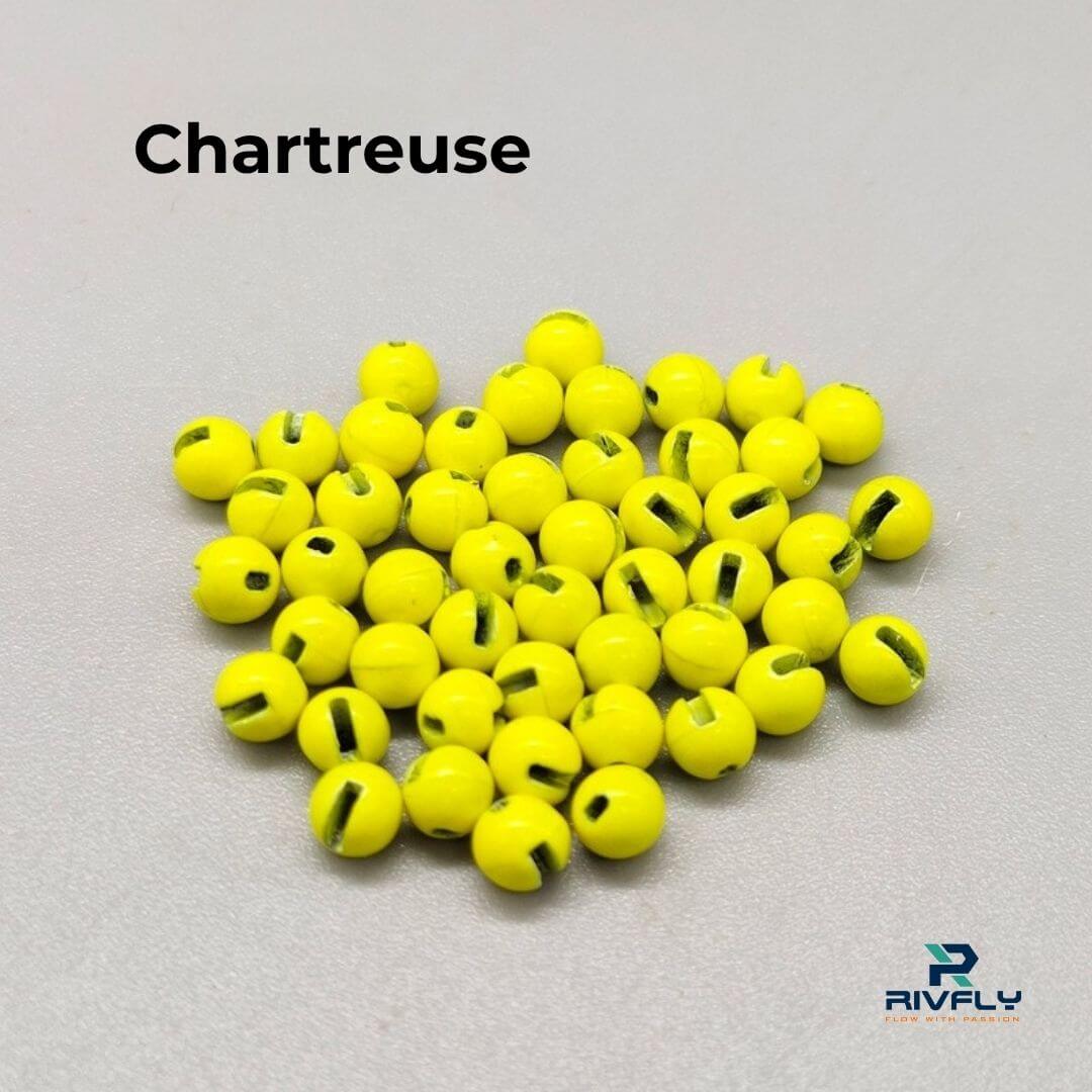 Rivfly Slotted Tungsten Beads for Fly Tying | Pro - Grade Euro Nymphing & Jig Heads - RIVFLY