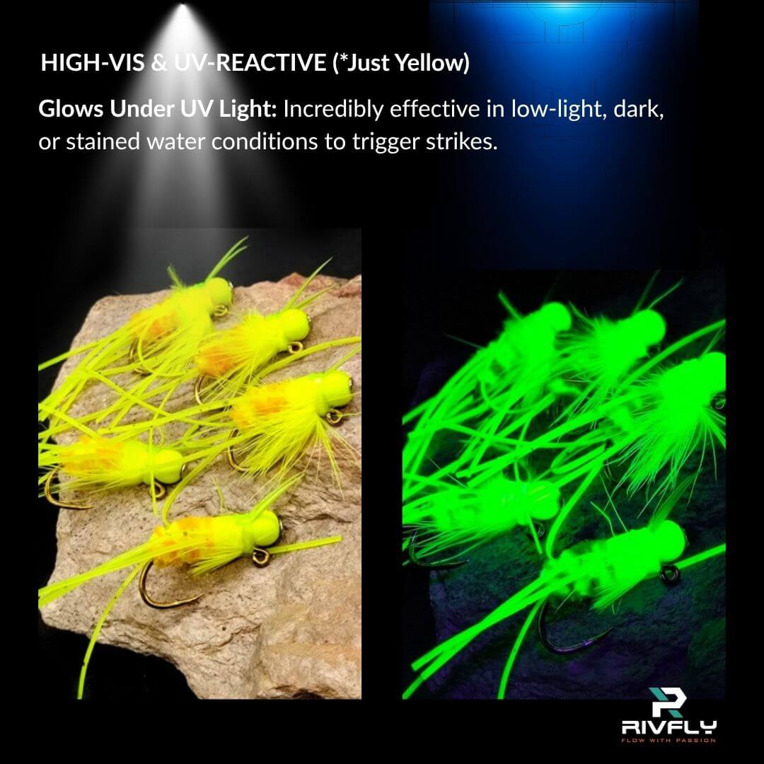 Rivfly Wiggle - Leg Girdle Bug Jig | Ultimate Stonefly Nymph Pattern - RIVFLY