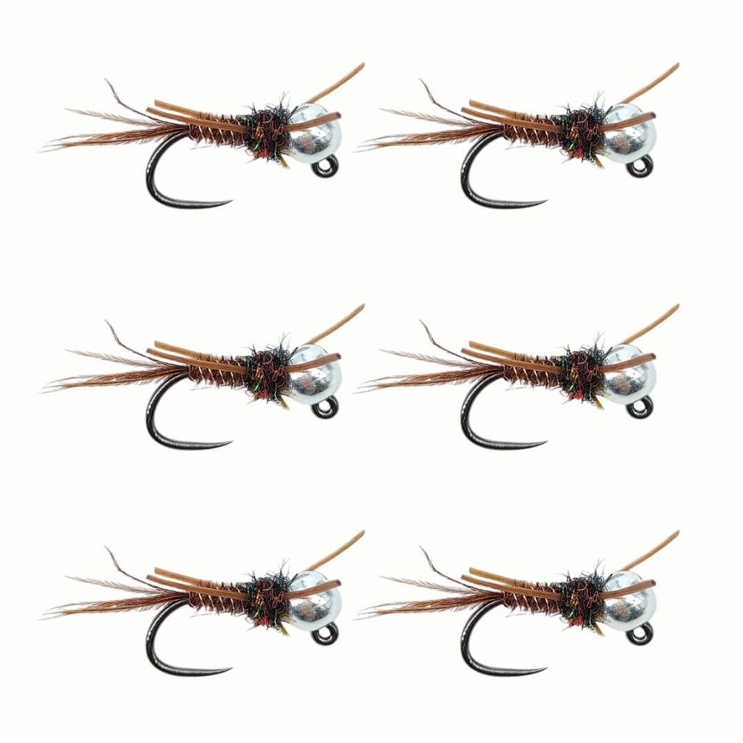 Silver Tungsten Jig Nymph - RIVFLY