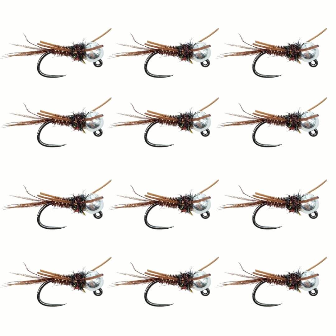 Silver Tungsten Jig Nymph - RIVFLY