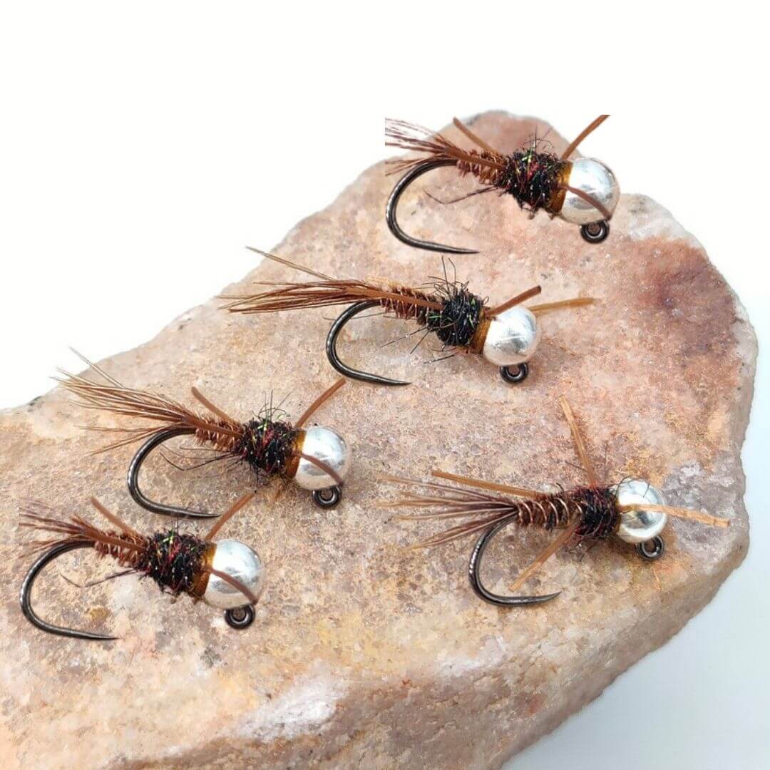 Silver Tungsten Jig Nymph - RIVFLY