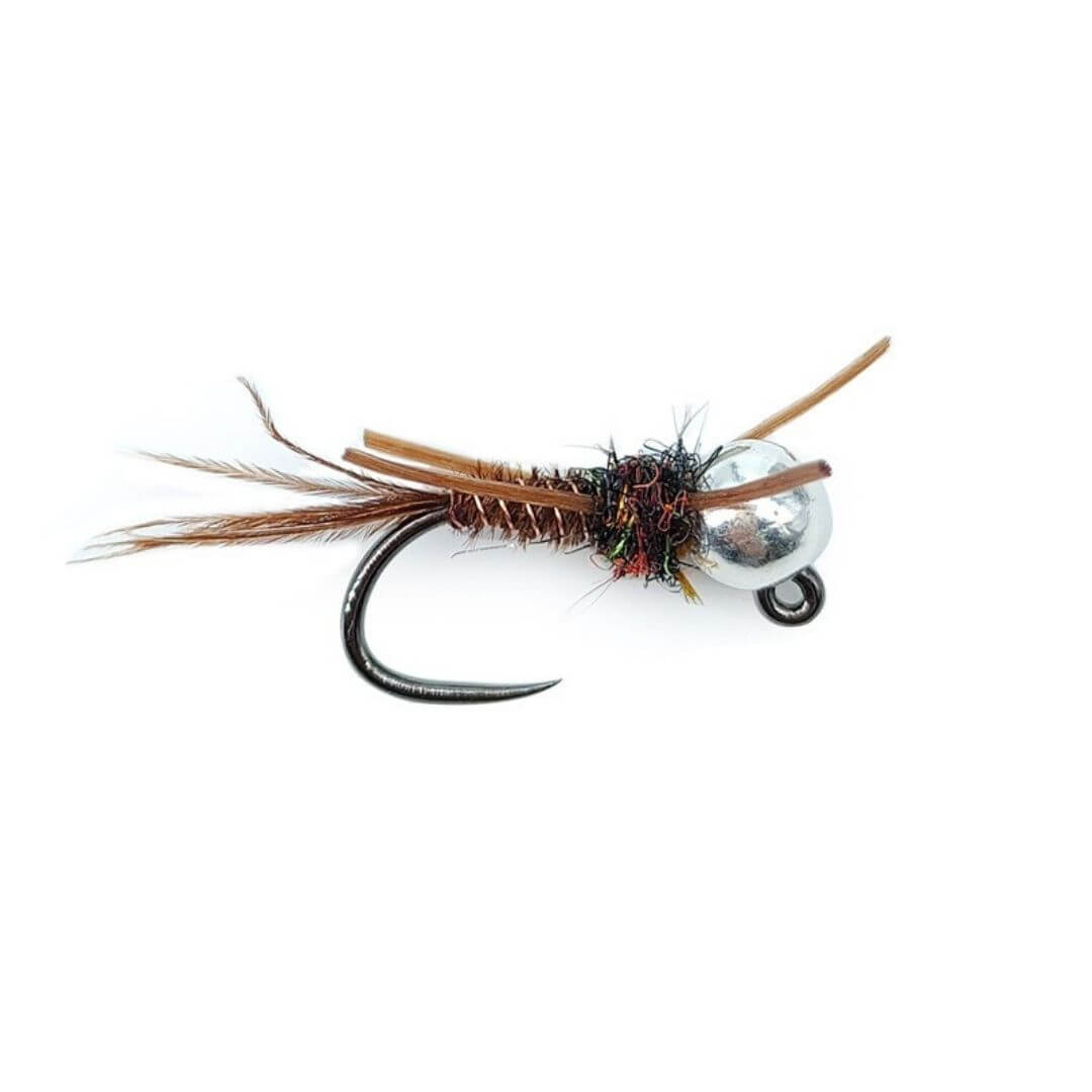 Silver Tungsten Jig Nymph - RIVFLY