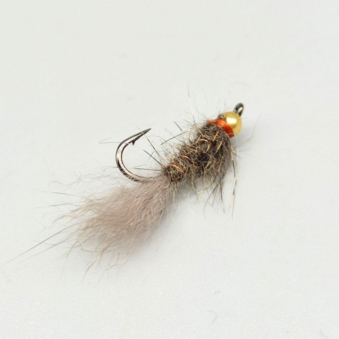 Squirrel Hair Nymph - Gold Bead Attractor Fly - RIVFLY