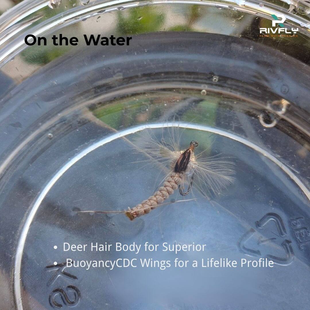 The Ultimate High - Floating CDC Mayfly - RIVFLY