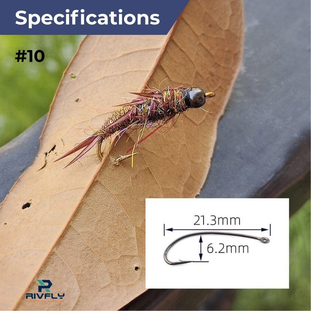 Tungsten Beadhead Stonefly Nymph - RIVFLY