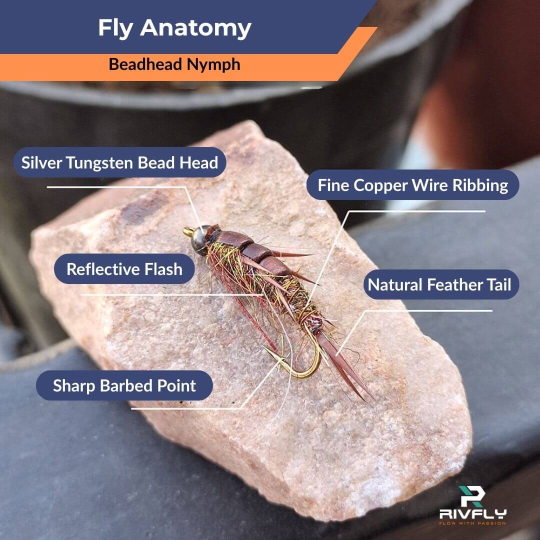 Tungsten Beadhead Stonefly Nymph - RIVFLY