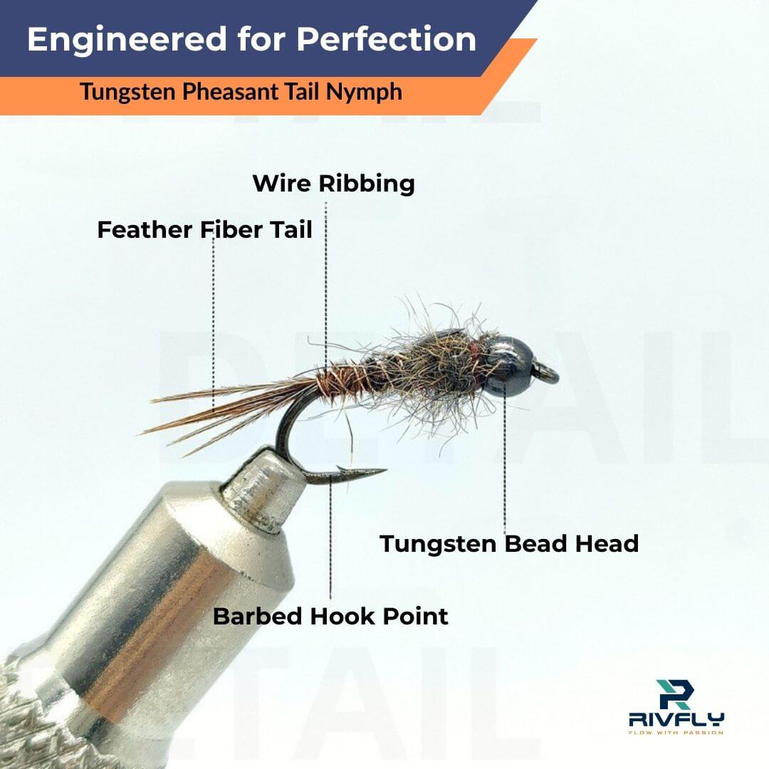 Tungsten Pheasant Tail Nymph - RIVFLY
