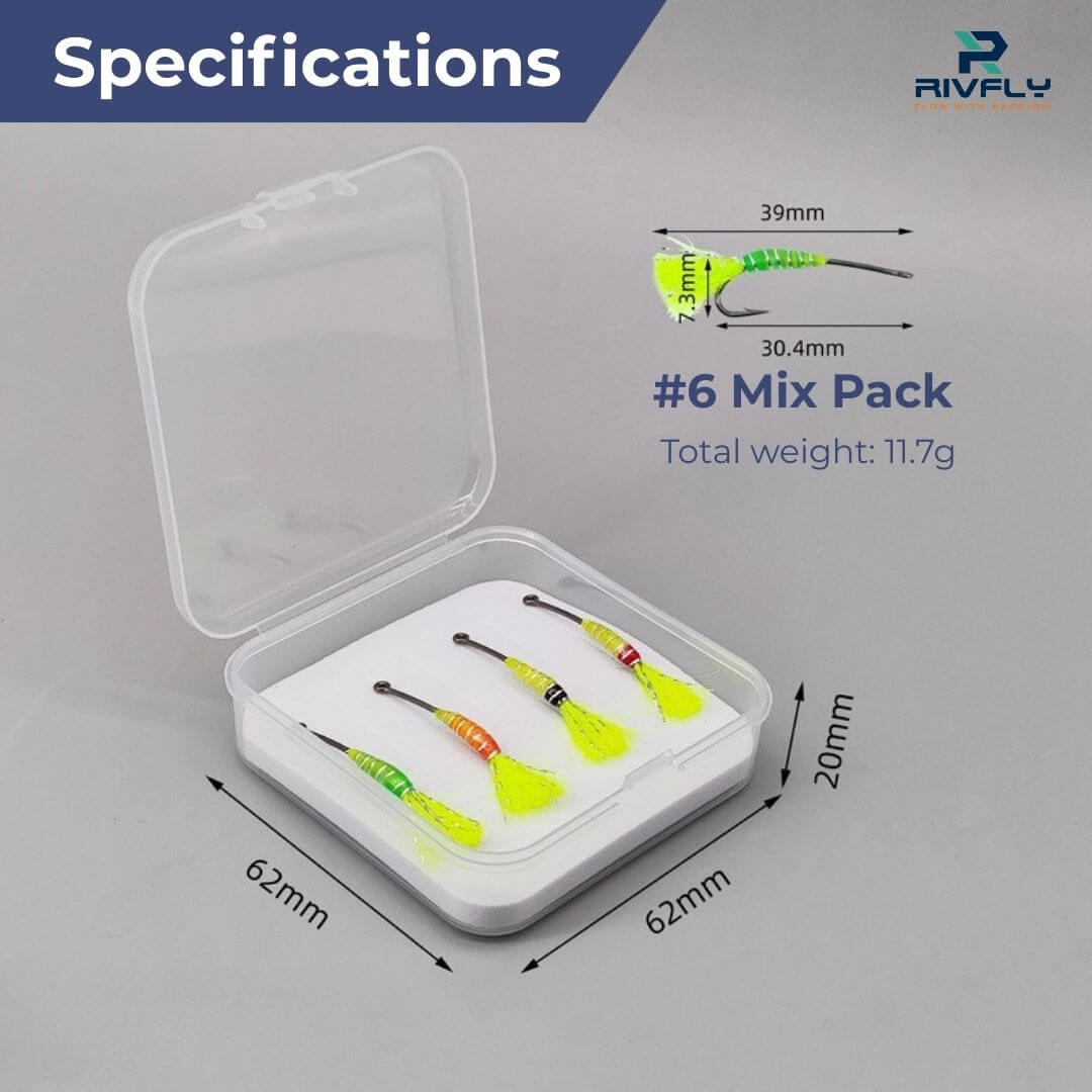 Ultimate Attractor Nymph | Crappie & Panfish Magnet Fly - RIVFLY