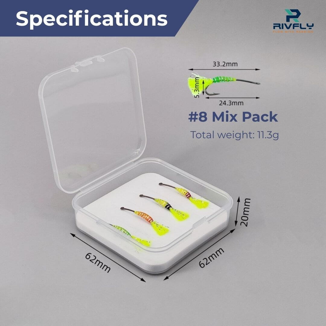 Ultimate Attractor Nymph | Crappie & Panfish Magnet Fly - RIVFLY