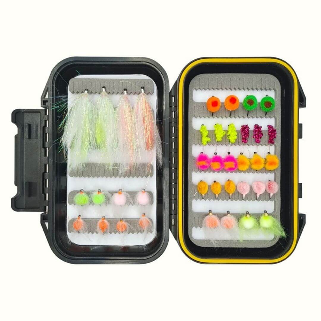 Ultimate Trout & Steelhead Fly Kit - 38pc Streamer & Egg Assortment - RIVFLY