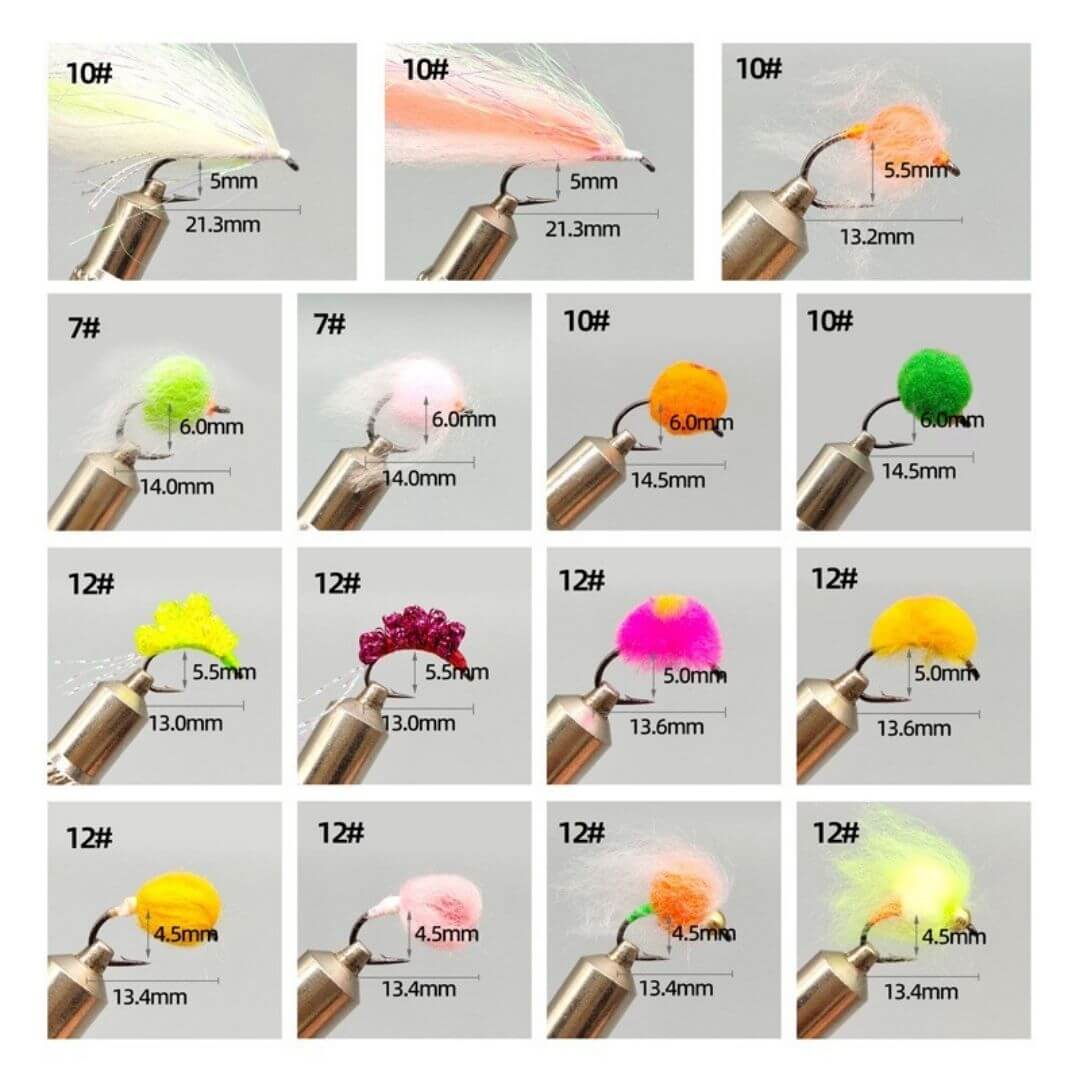Ultimate Trout & Steelhead Fly Kit - 38pc Streamer & Egg Assortment - RIVFLY