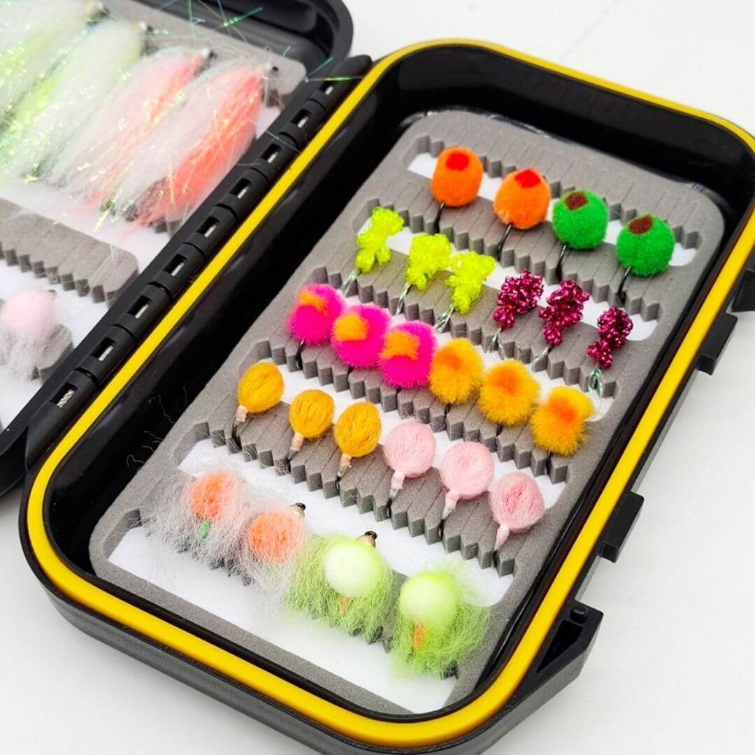 Ultimate Trout & Steelhead Fly Kit - 38pc Streamer & Egg Assortment - RIVFLY