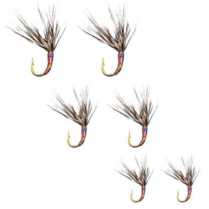 Iridescent Sakasa Kebari - Reverse Hackle Tenkara Fly