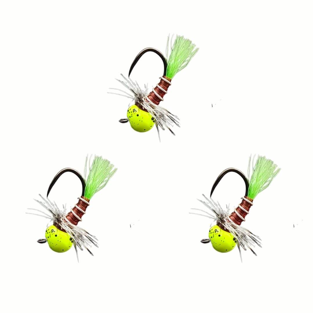 UV Hot-Spot Perdigon Jig Nymph - Barbless Euro Fly Pack