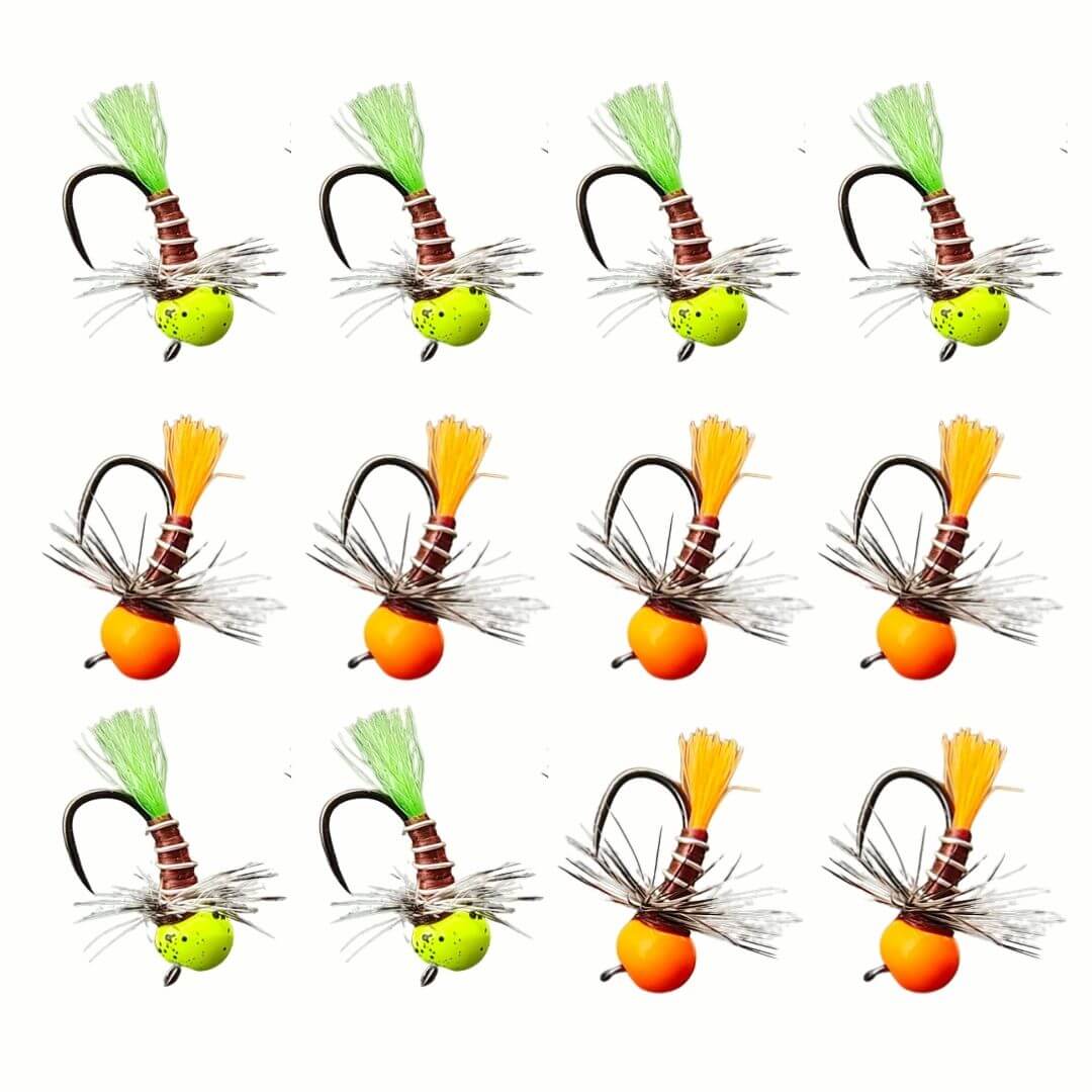 UV Hot-Spot Perdigon Jig Nymph - Barbless Euro Fly Pack