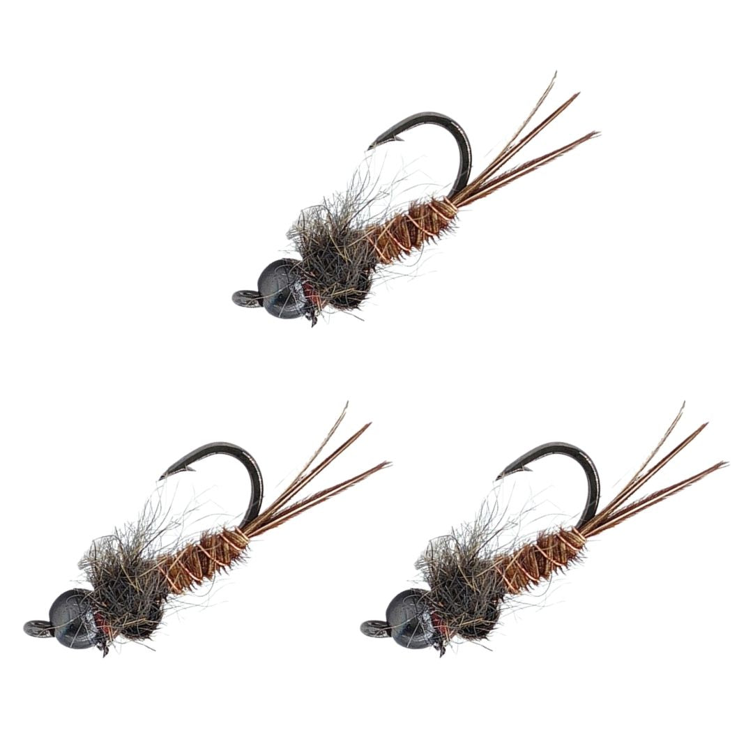 Rivfly Tungsten Pheasant Tail Nymph Pack | Fast-Sinking