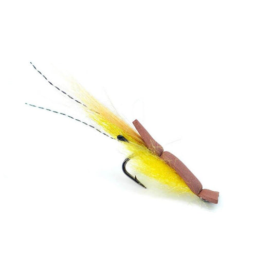 Foam Gurgler Shrimp｜ Topwater Saltwater Fly for Redfish & Snook - RIVFLY