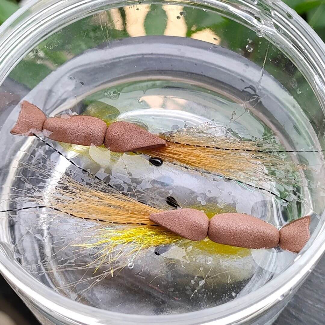 Foam Gurgler Shrimp｜ Topwater Saltwater Fly for Redfish & Snook - RIVFLY