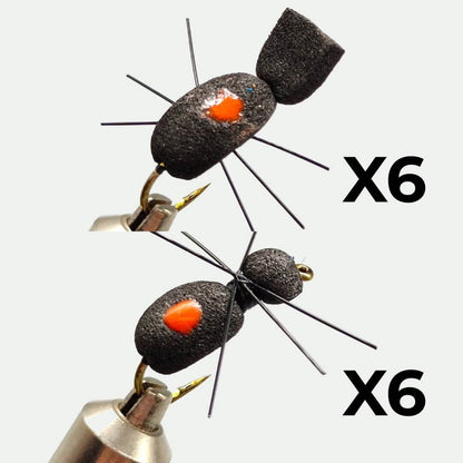 Hi - Vis Foam Terrestrial Flies | Ant & Beetle Patterns - RIVFLY