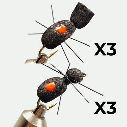 Hi - Vis Foam Terrestrial Flies | Ant & Beetle Patterns - RIVFLY