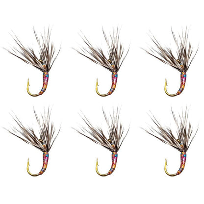 Iridescent Sakasa Kebari - Reverse Hackle Tenkara Fly - RIVFLY