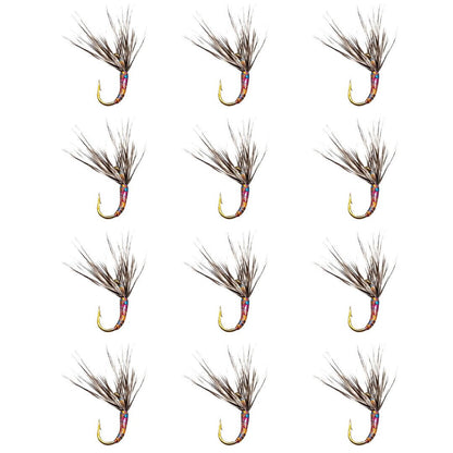 Iridescent Sakasa Kebari - Reverse Hackle Tenkara Fly - RIVFLY