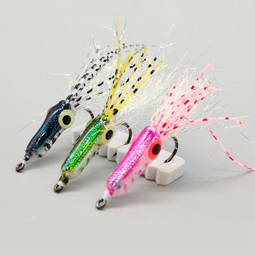 Luminous Squid Fly - Glow - in - the - Dark Saltwater Streamer - RIVFLY