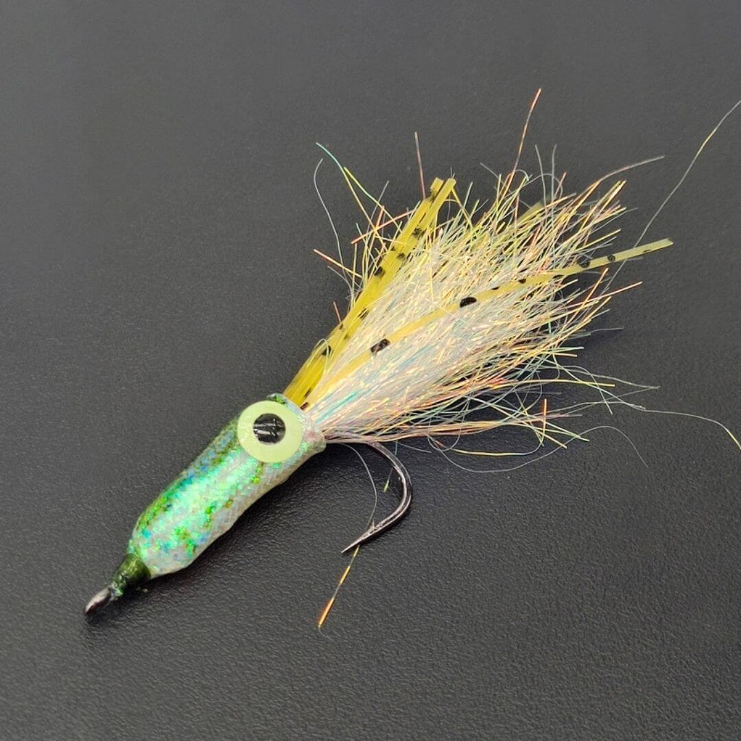 Luminous Squid Fly - Glow - in - the - Dark Saltwater Streamer - RIVFLY
