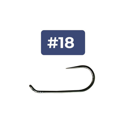 Rivfly Classic All - Purpose Dry Fly Hooks | Barbless Fly Tying Hooks - RIVFLY