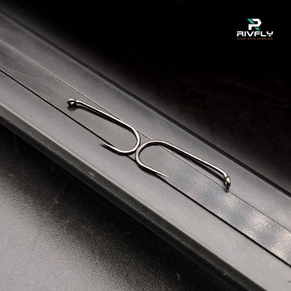 Rivfly Classic All - Purpose Dry Fly Hooks | Barbless Fly Tying Hooks - RIVFLY