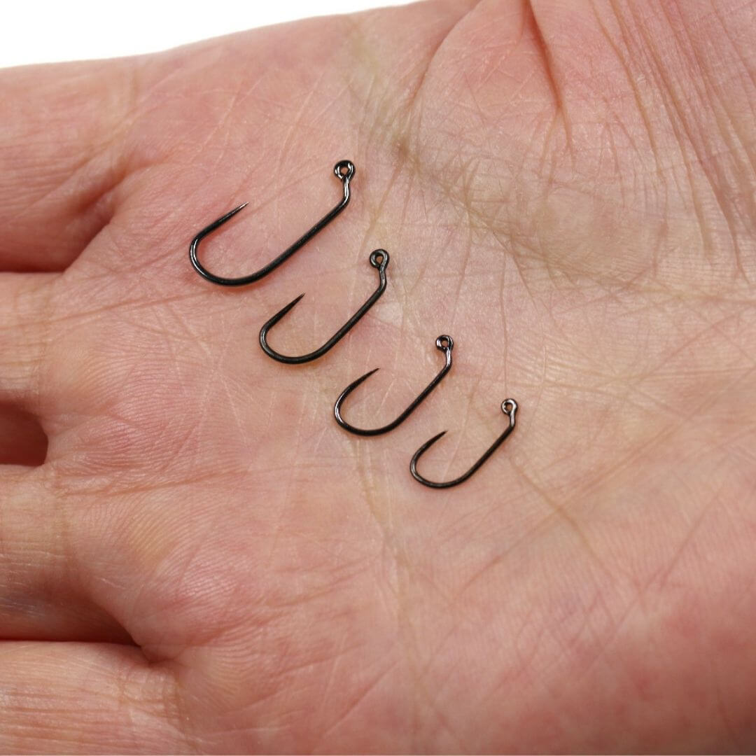 Rivfly Pro Competition Jig Hooks | Barbless Euro Nymph Hooks for Fly Tying - RIVFLY