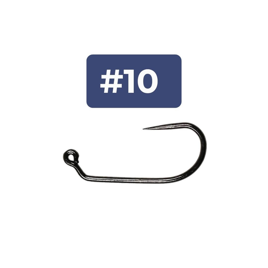 Rivfly Pro Competition Jig Hooks | Barbless Euro Nymph Hooks for Fly Tying - RIVFLY