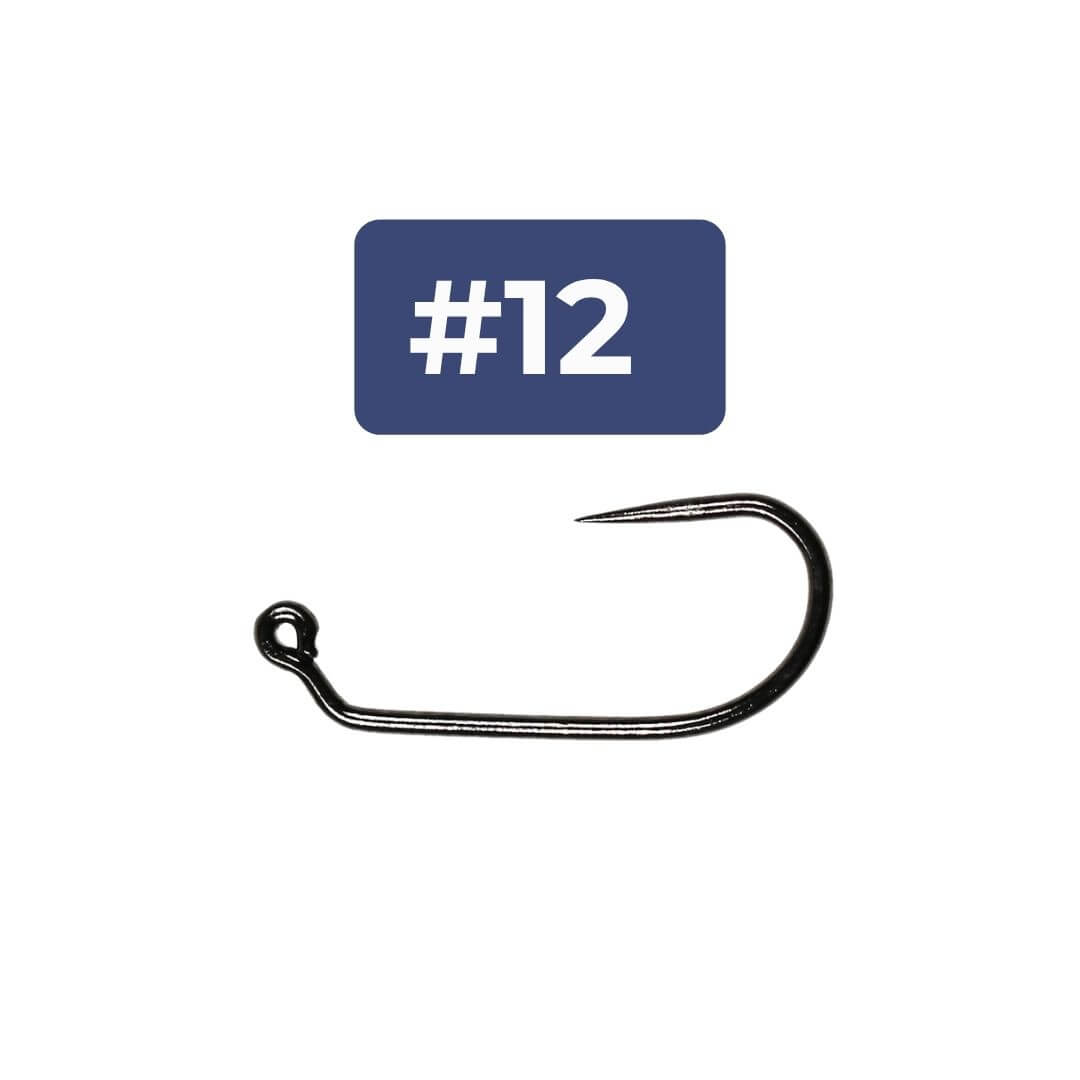 Rivfly Pro Competition Jig Hooks | Barbless Euro Nymph Hooks for Fly Tying - RIVFLY