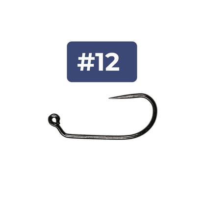 Rivfly Pro Competition Jig Hooks | Barbless Euro Nymph Hooks for Fly Tying - RIVFLY
